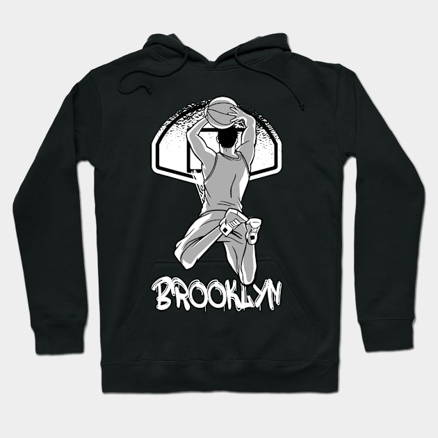 Brooklyn basketball  bklyn new york basketball Hoodie by JayD World